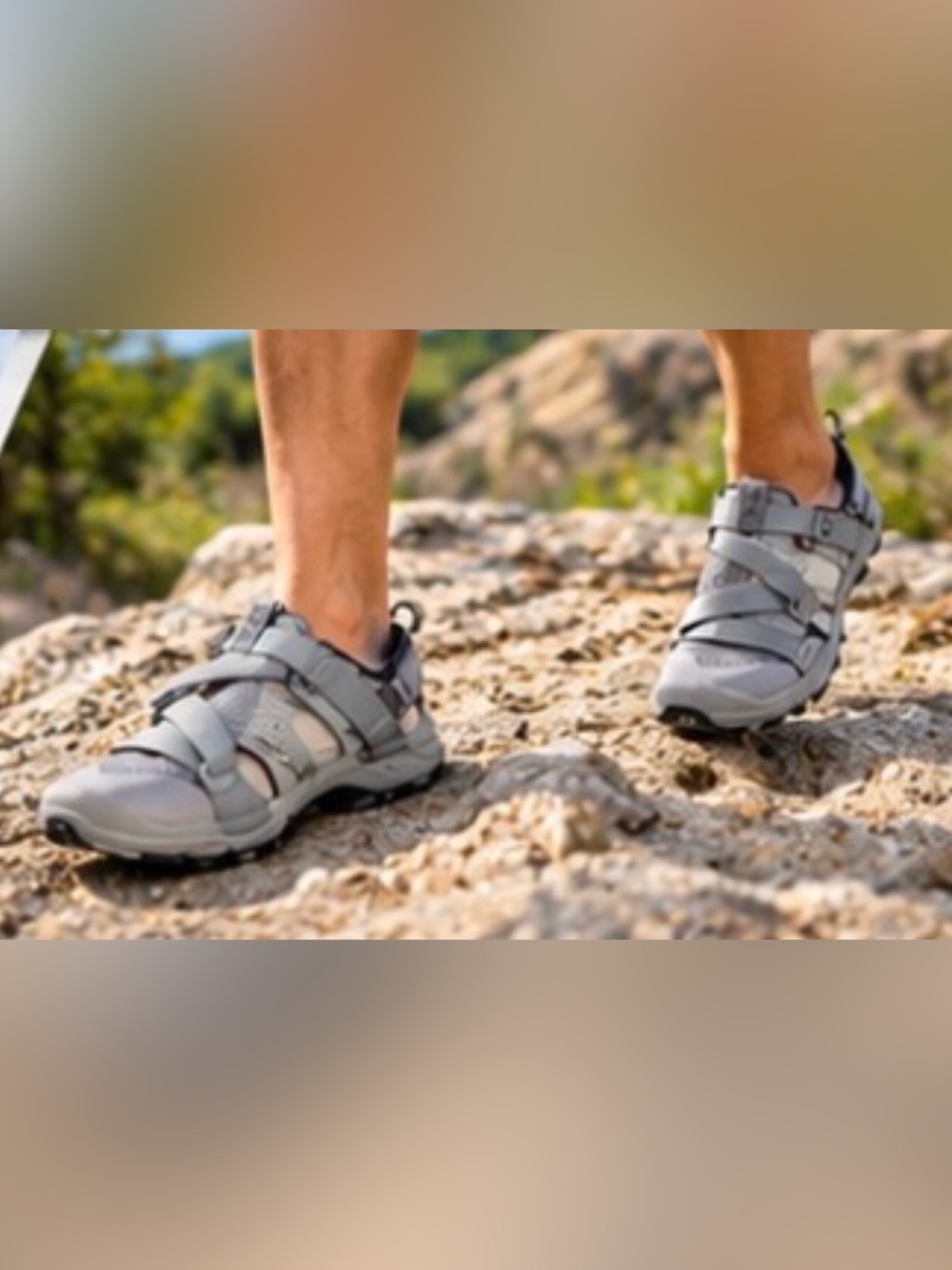 The North Face Gray Outdoor Hiking Sandals for Men